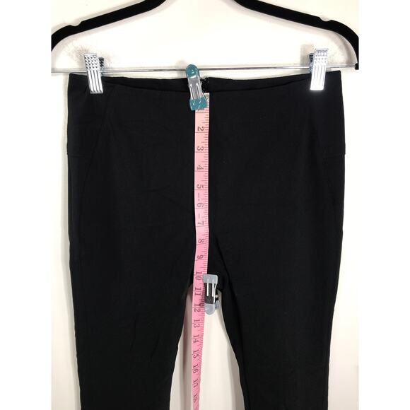 Veronica Beard Scuba Slim Fit Pant Black High Rise Crop Pant Office Minimalist - Picture 10 of 11